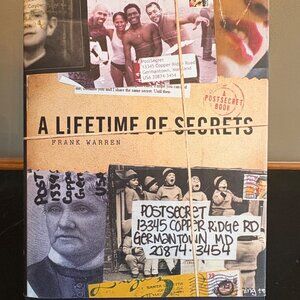 A Lifetime Of Secrets Frank Warren first edition Hardcover PostSecret Book 2007